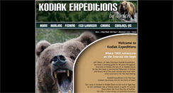 Desktop Screenshot of kodiakexpeditions.com